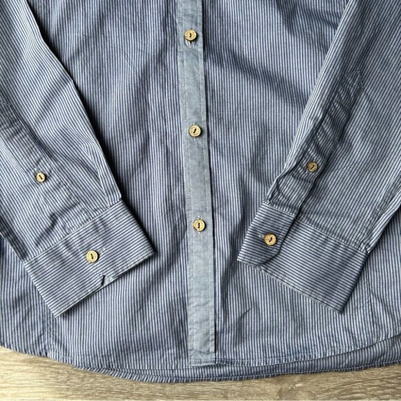 Ted Baker Pinstriped Button Down Oxford Shirt - Picture 9 of 15